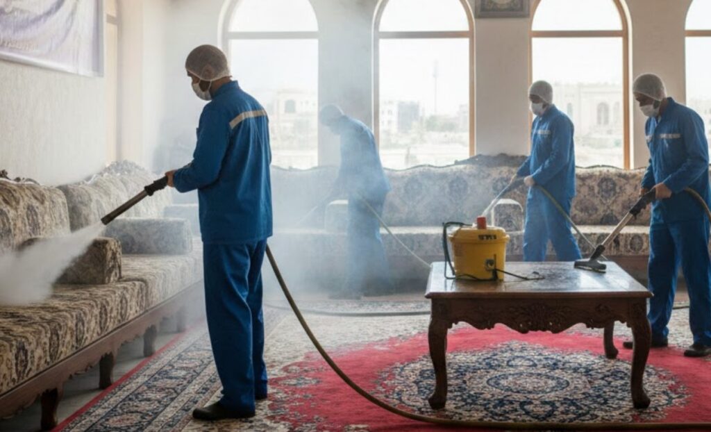 تعقيم المجلس بالبخار تنظيف مجالس بالمدينة المنورة