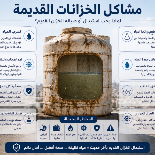 مشكلة الخزانات القديمة