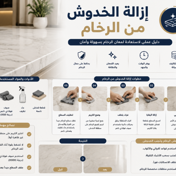 إزالة الخدوش من الرخام 600x600