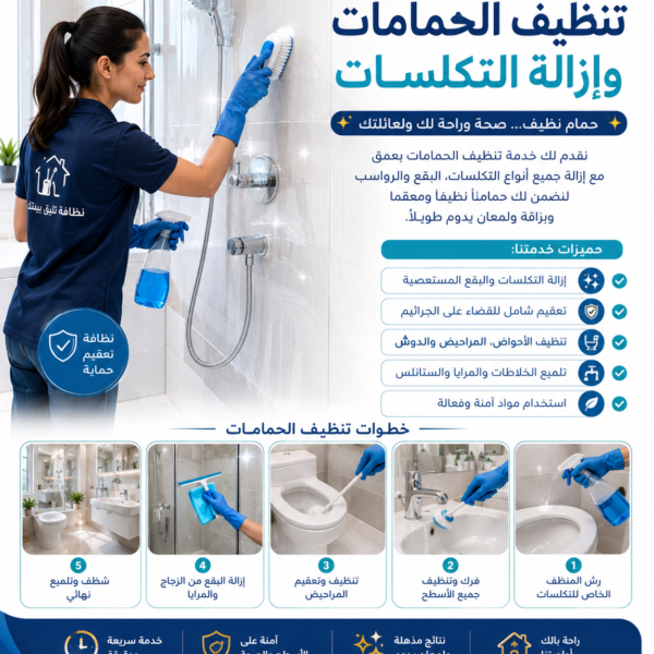 تنظيف الحمامات