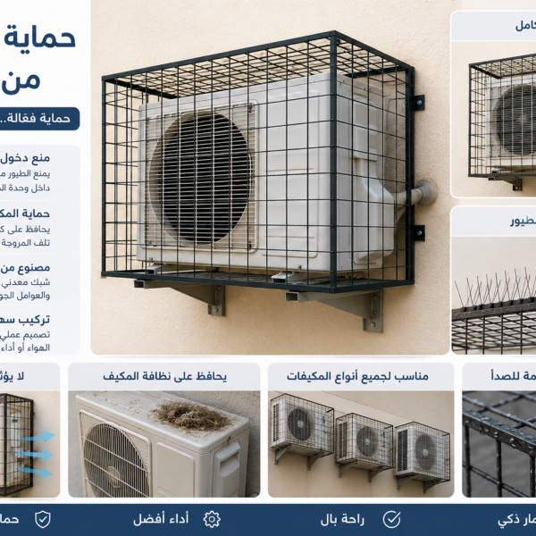 حماية المكيفات من الطيور